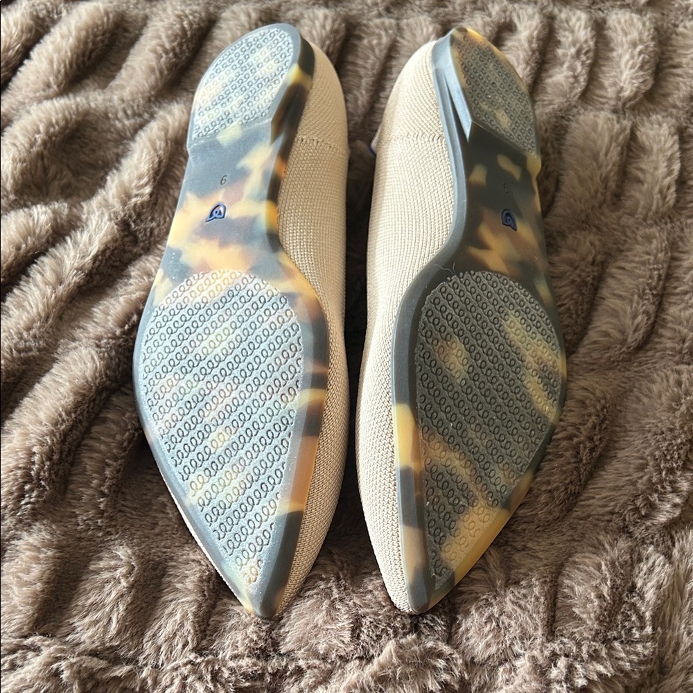 Rothy's Ivory and Cobalt Women's Loafers - Picture 2 of 3